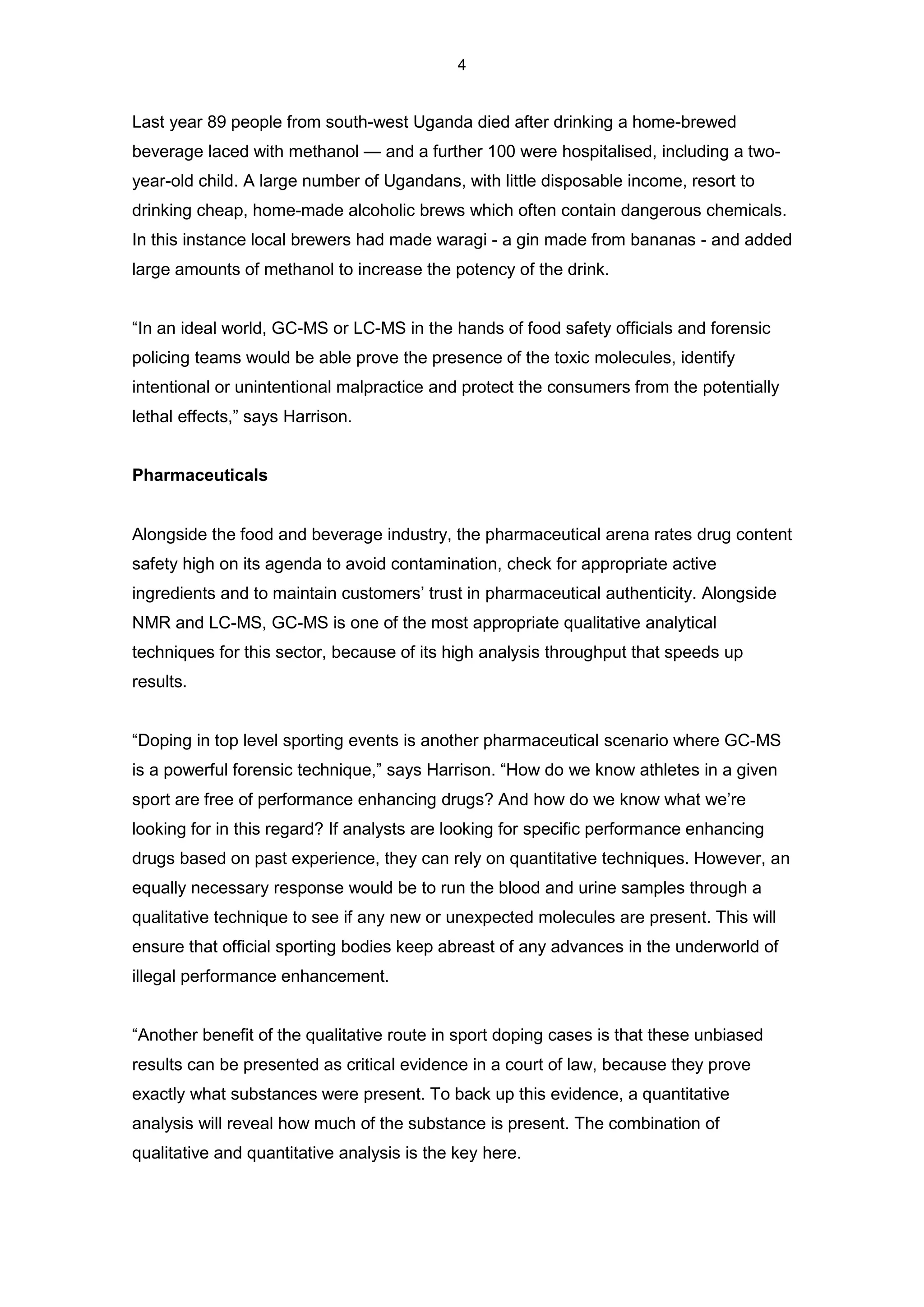 Gas Chromatography-Mass Spectometry (GC-MS): the superior forensic tool ...