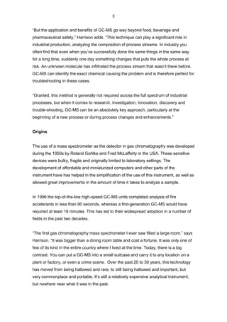 Gas Chromatography-Mass Spectometry (GC-MS): the superior forensic tool ...