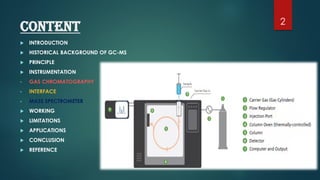 Gas chromatography and mass spectroscopy | PDF