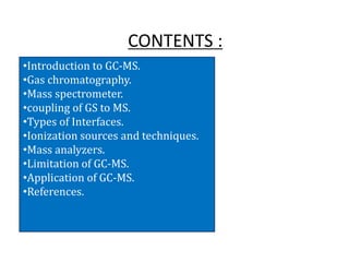 Gc ms techniques SEM4 PAPER2 MITHIBAI COLLEGE | PPTX