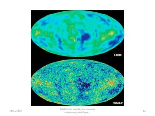 13/12/2016
Relativité et quanta, une nouvelle
révolution scientifique...
12
 