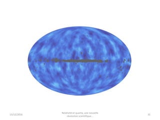 13/12/2016
Relativité et quanta, une nouvelle
révolution scientifique...
31
 