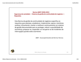 Gerenciamento de Crises 