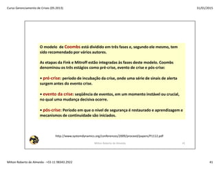 Gerenciamento de Crises 