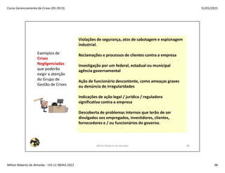 Gerenciamento de Crises 