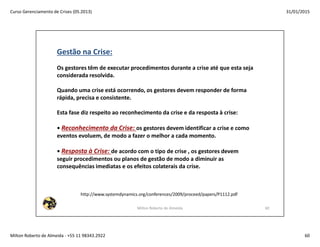 Gerenciamento de Crises 