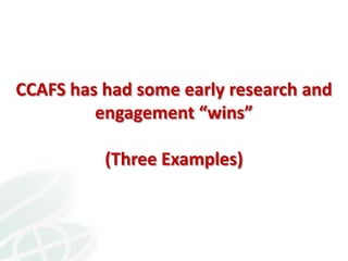 Gcard 2012 funders forum_ccafs_rgecheverria