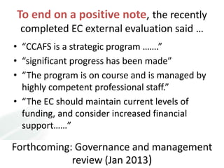 Gcard 2012 funders forum_ccafs_rgecheverria