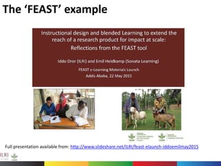 Instructional Design Driven Innovations in Capacity Development: addressing the capacity needs of (today and) tomorrow’s researchers to meet the challenges and opportunities of future science