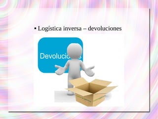  Logística inversa – devoluciones 
 