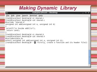 Making Dynamic Library
 