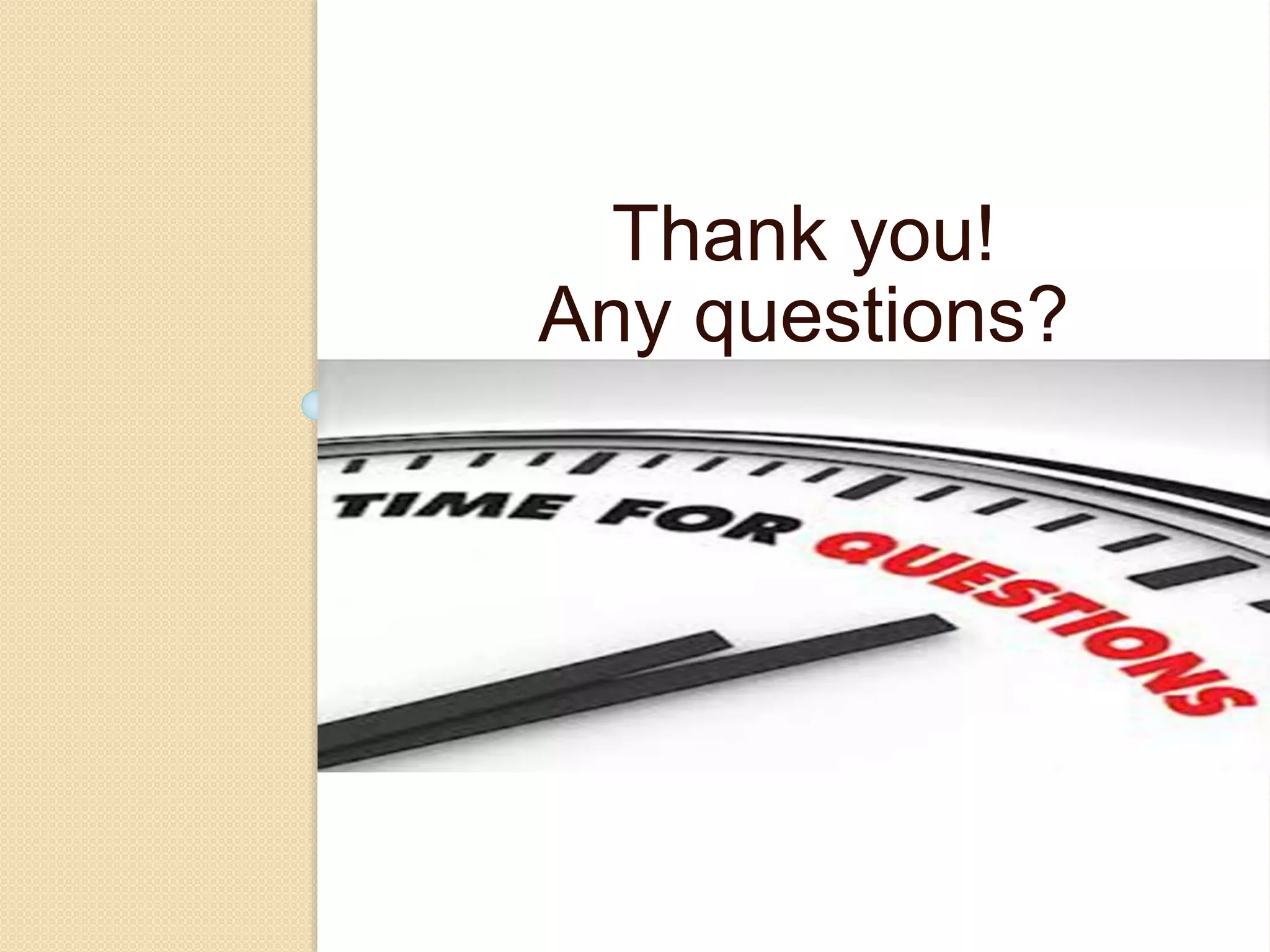 Thank you!
Any questions?
 