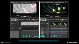 https://www.unrealengine.com/ja/tech-blog/ue4--sequencer
 