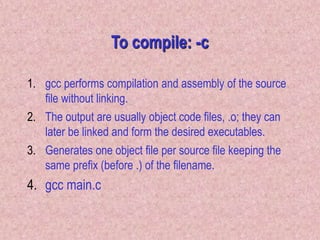 GCC compiler | PPT