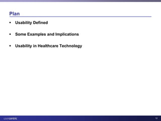 Usability and Health IT