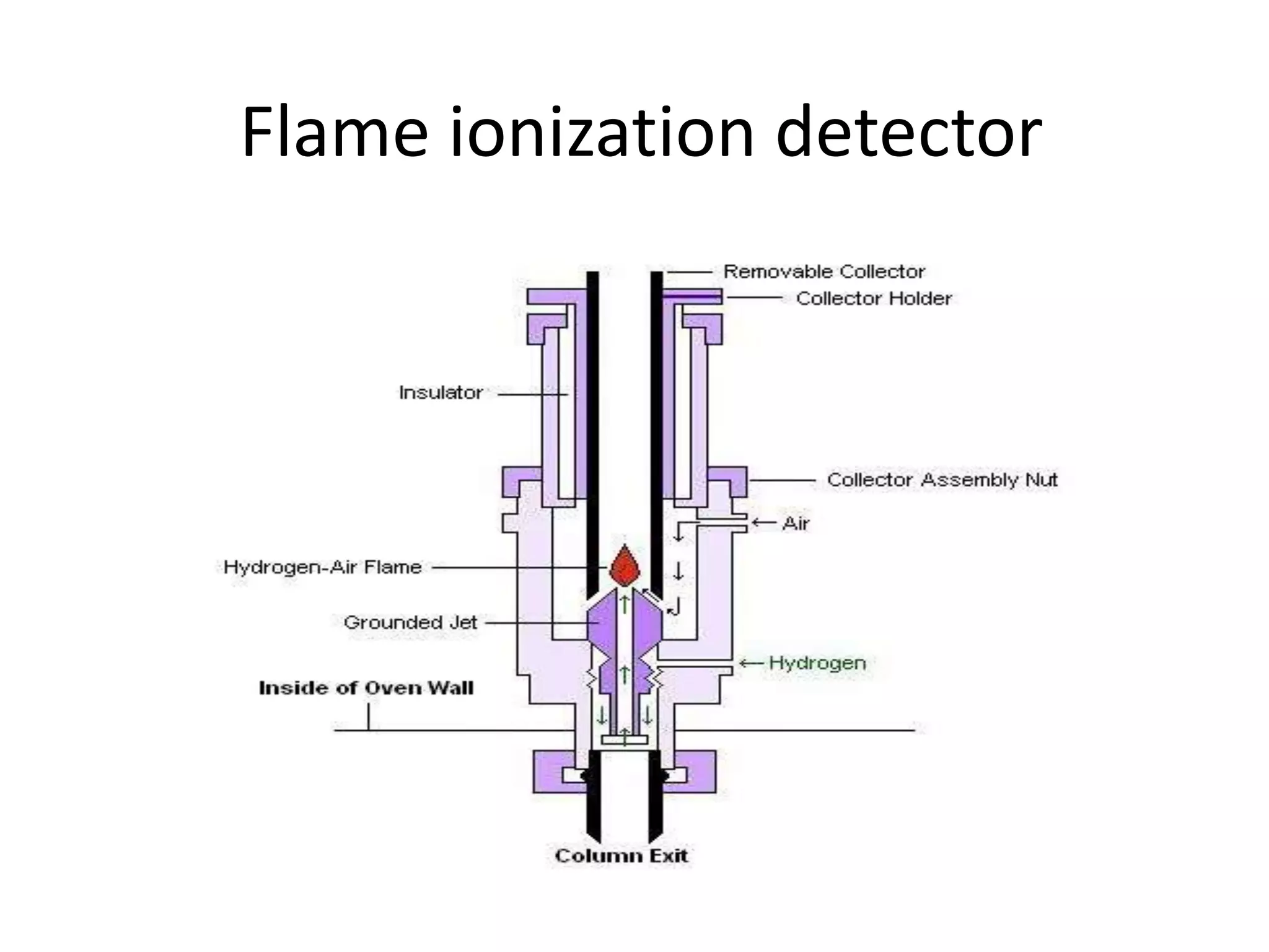 Flame ionization detector
 