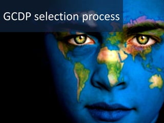 GCDP selection process

 