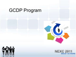GCDP ProgramNEXC 2011IDEAS +ACTIONS