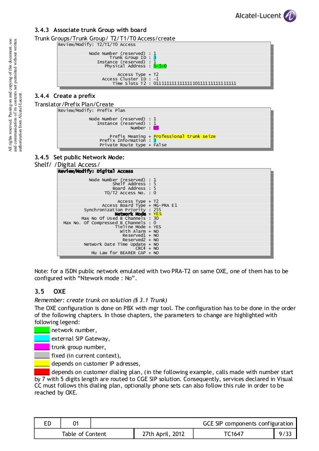 conversion table 8.33 configuration sip components Gce conversion table 8.33 configuration sip components Gce