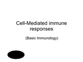 Cell-Mediated immune
          responses
           (Basic Immunology)



15/07/52
 