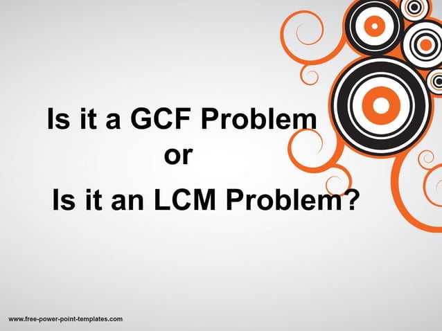 Gcf and lcm | PPT