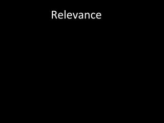 Relevance