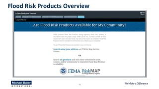 43
Flood Risk Products Overview
 