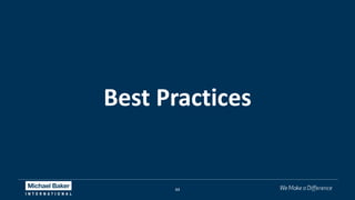 44
Best Practices
 
