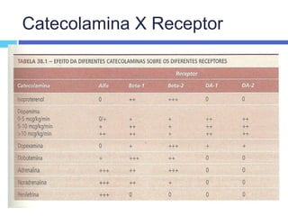 Catecolamina X Receptor
 