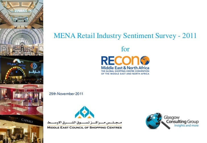 MENA Retail Industry Sentiment Survey - 2011                      for29th November 2011 