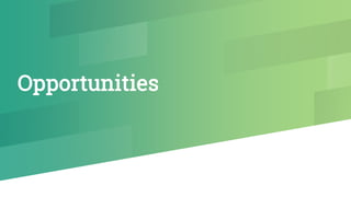 Opportunities
 
