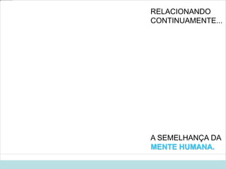 PMI and the 
RELACIONANDO 
CONTINUAMENTE... 
A SEMELHANÇA DA 
MENTE HUMANA. 
 