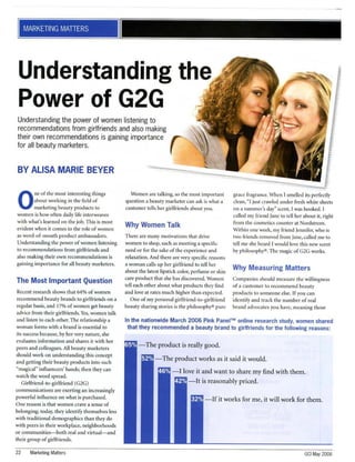 Understanding the Power of G2G
