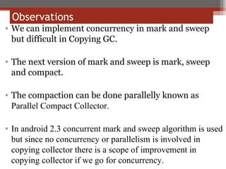 Gc in android | PPT