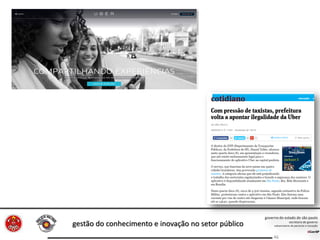 gestão do conhecimento e inovação no setor público
46
 