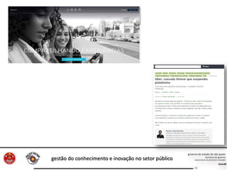 gestão do conhecimento e inovação no setor público
48
 