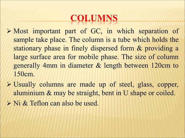GC introduction and instrumentation part | PPT