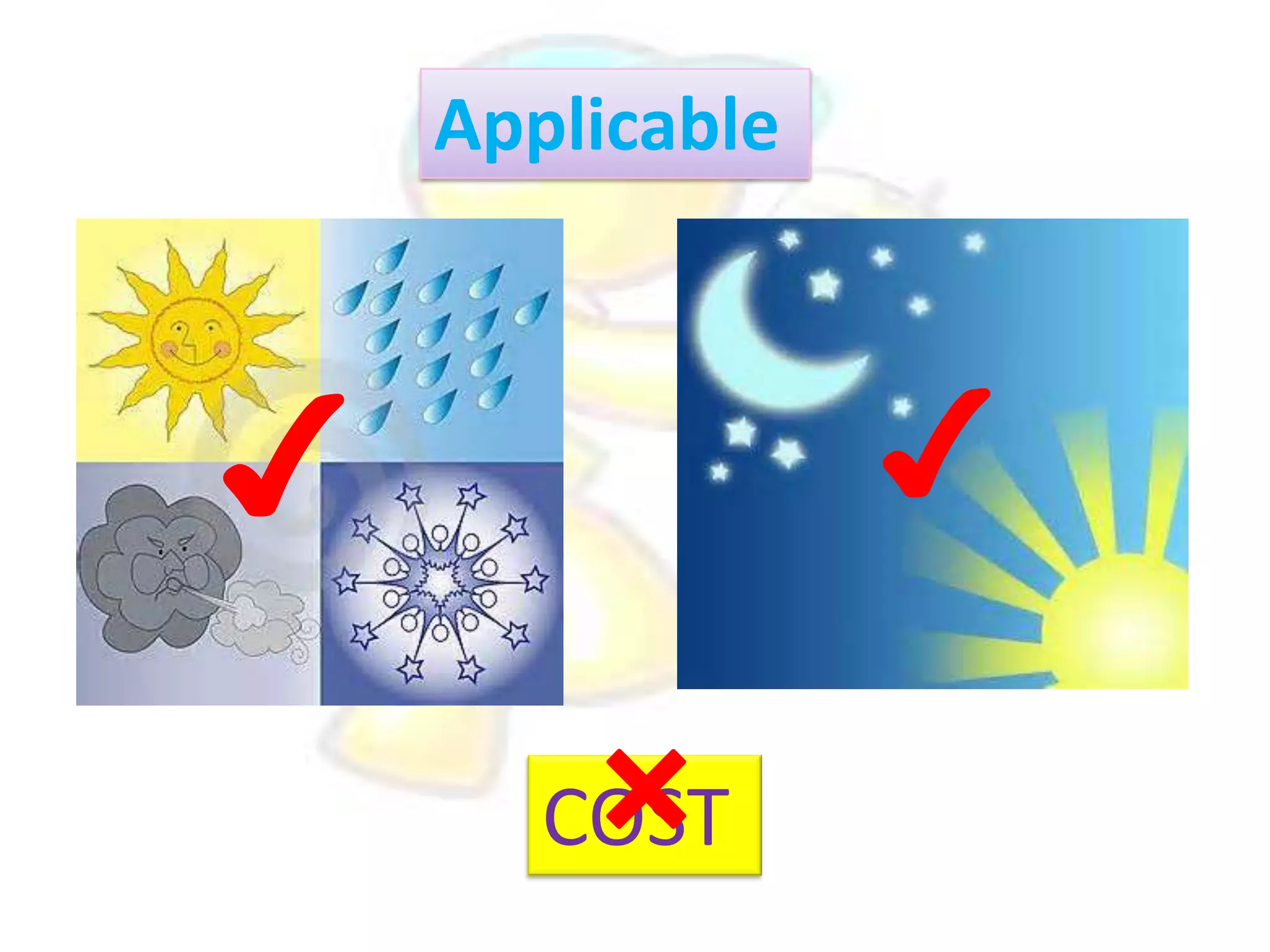 Applicable

✔

✔

×

COST

 