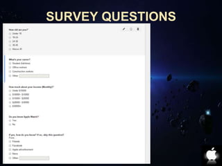 SURVEY QUESTIONS 
 