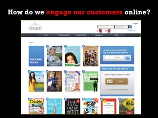 How do we engage our customers online?
 