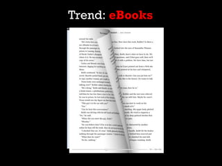 Trend: eBooks
 