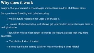 Feature engineering mean encodings | PPTX
