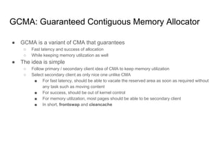 GCMA: Guaranteed Contiguous Memory Allocator | PDF