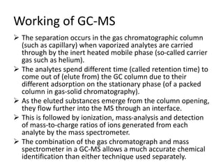 GC MASS SPECTROMETERY | PPTX