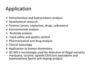 GC MASS SPECTROMETERY | PPTX