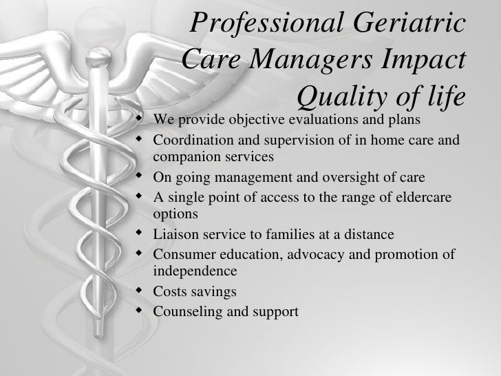 Geriatric Care Managers Partnerships