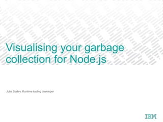 Julie Stalley, Runtime tooling developer
Visualising your garbage
collection for Node.js
 