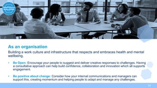 The Growth Company Workplace Wellbeing and Mental Resilience | PDF