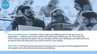 The Growth Company Workplace Wellbeing and Mental Resilience | PDF