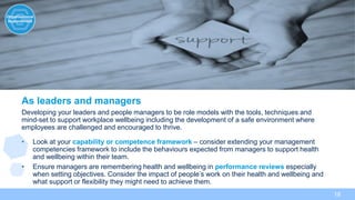 The Growth Company Workplace Wellbeing and Mental Resilience | PDF